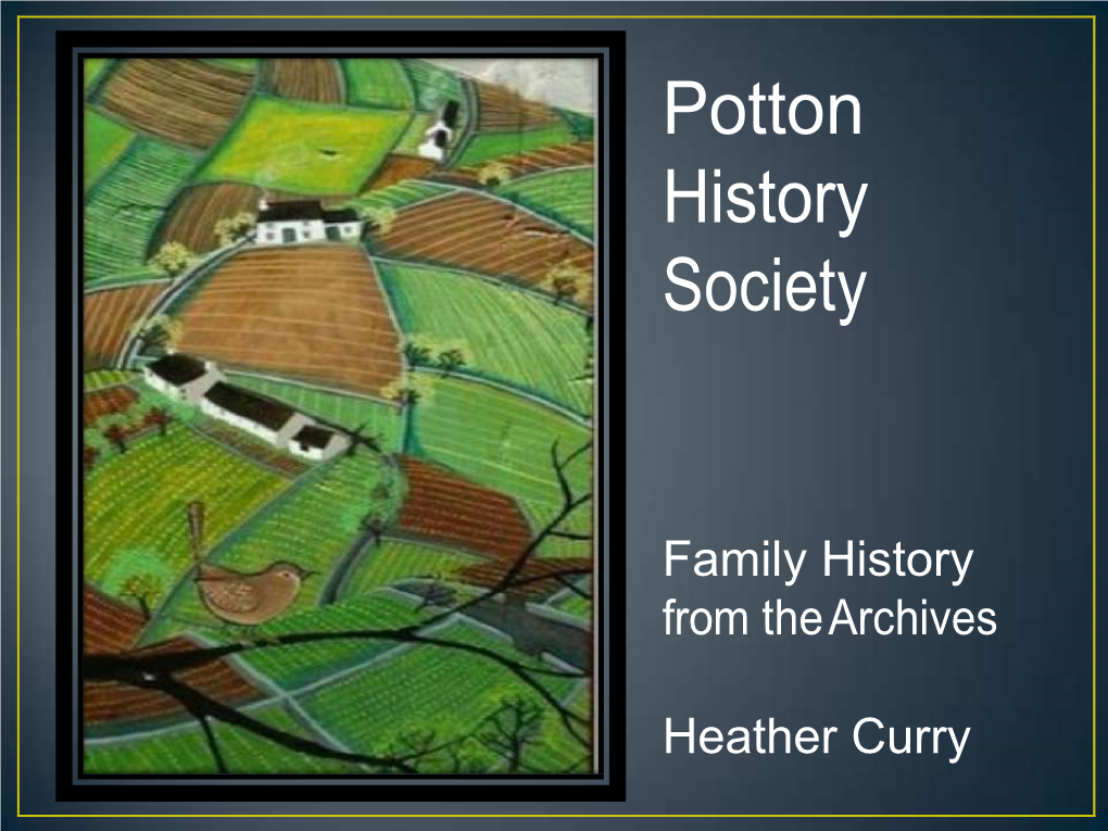 The Kitchener Family in Potton