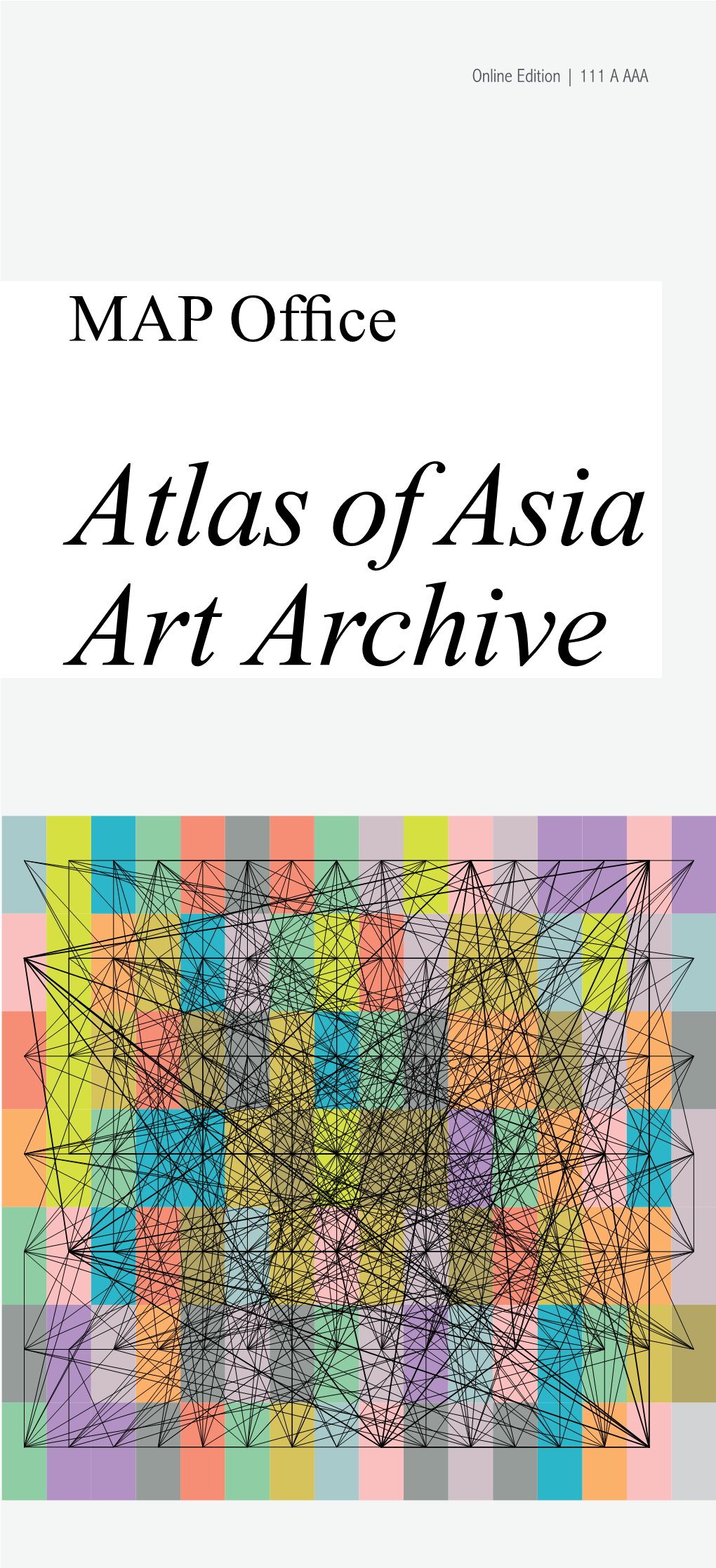 MAP Office Atlas Ofof Asia Art Archivearchive I01 | 111 a AAA