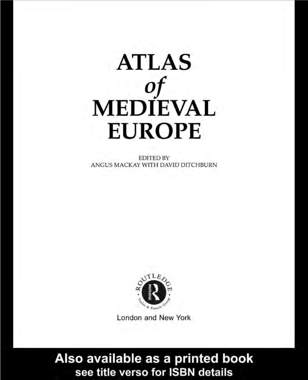 Atlas of Medieval Europe