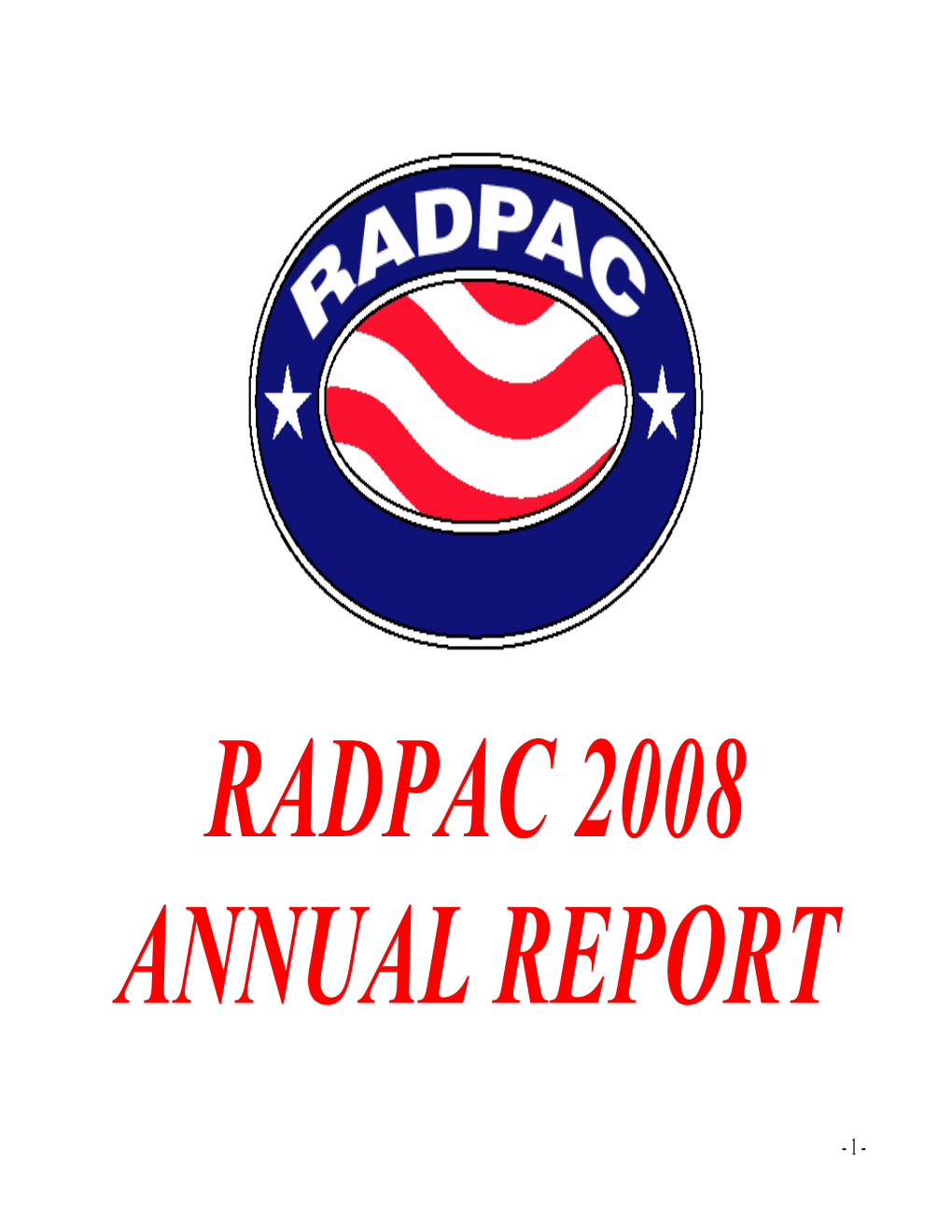 Radpac 2008 Annual Report