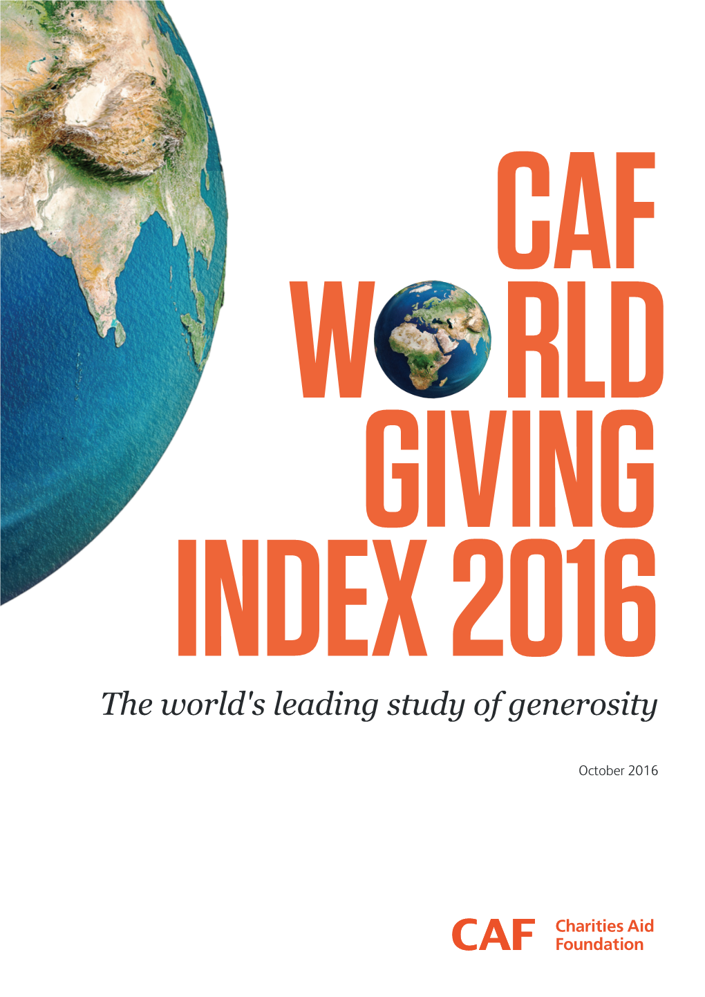 The World's Leading Study of Generosity