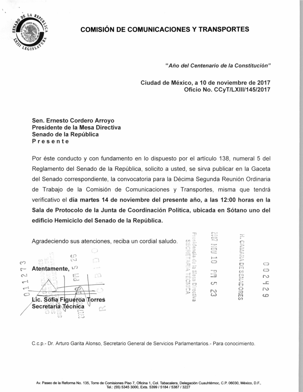 Comisión De Comunicaciones Y Transportes