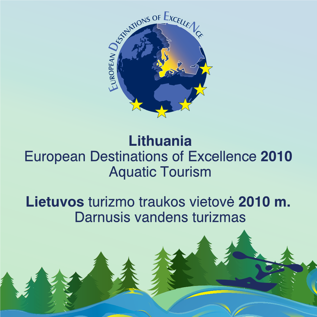 Lithuania European Destinations of Excellence 2010 Aquatic Tourism