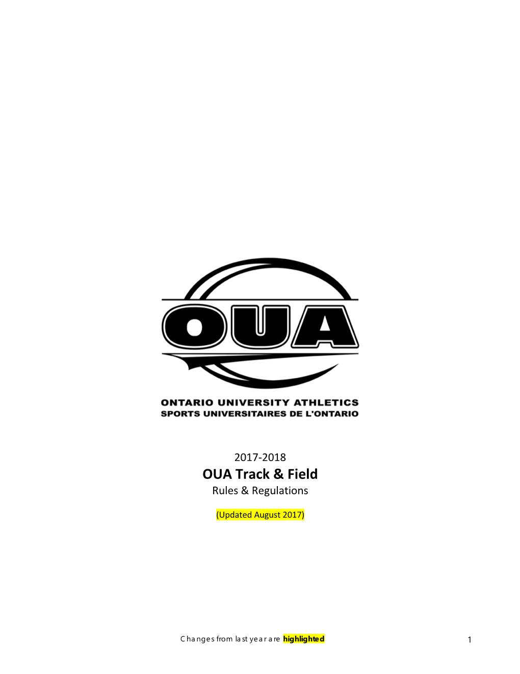 OUA Track & Field