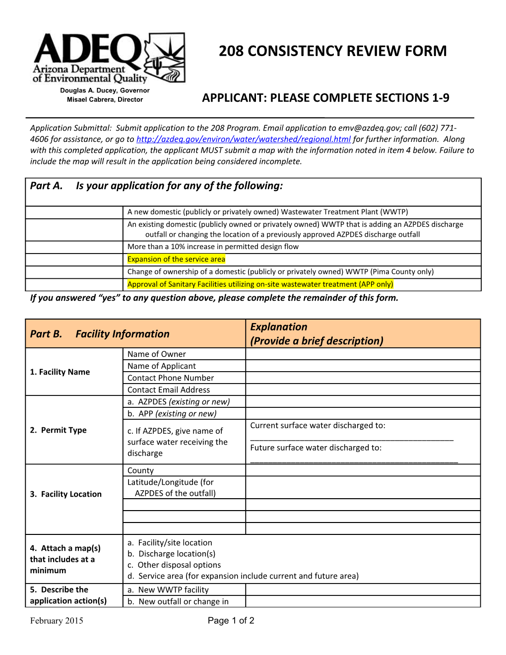 Applicant: Please Complete Sections 1-10