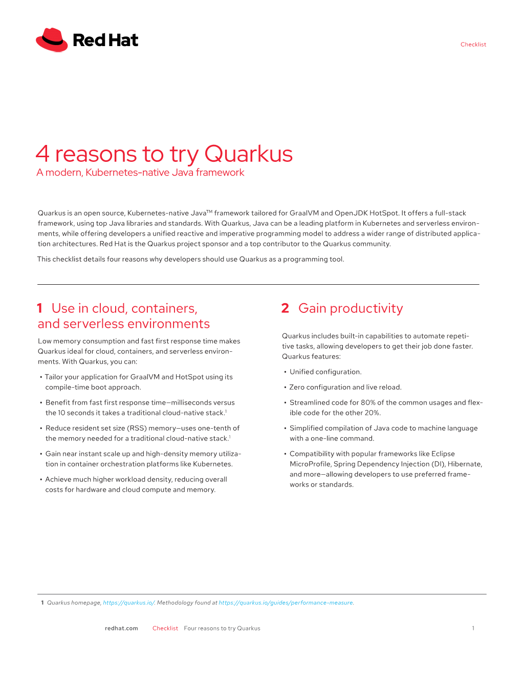 4 Reasons to Try Quarkus a Modern, Kubernetes-Native Java Framework