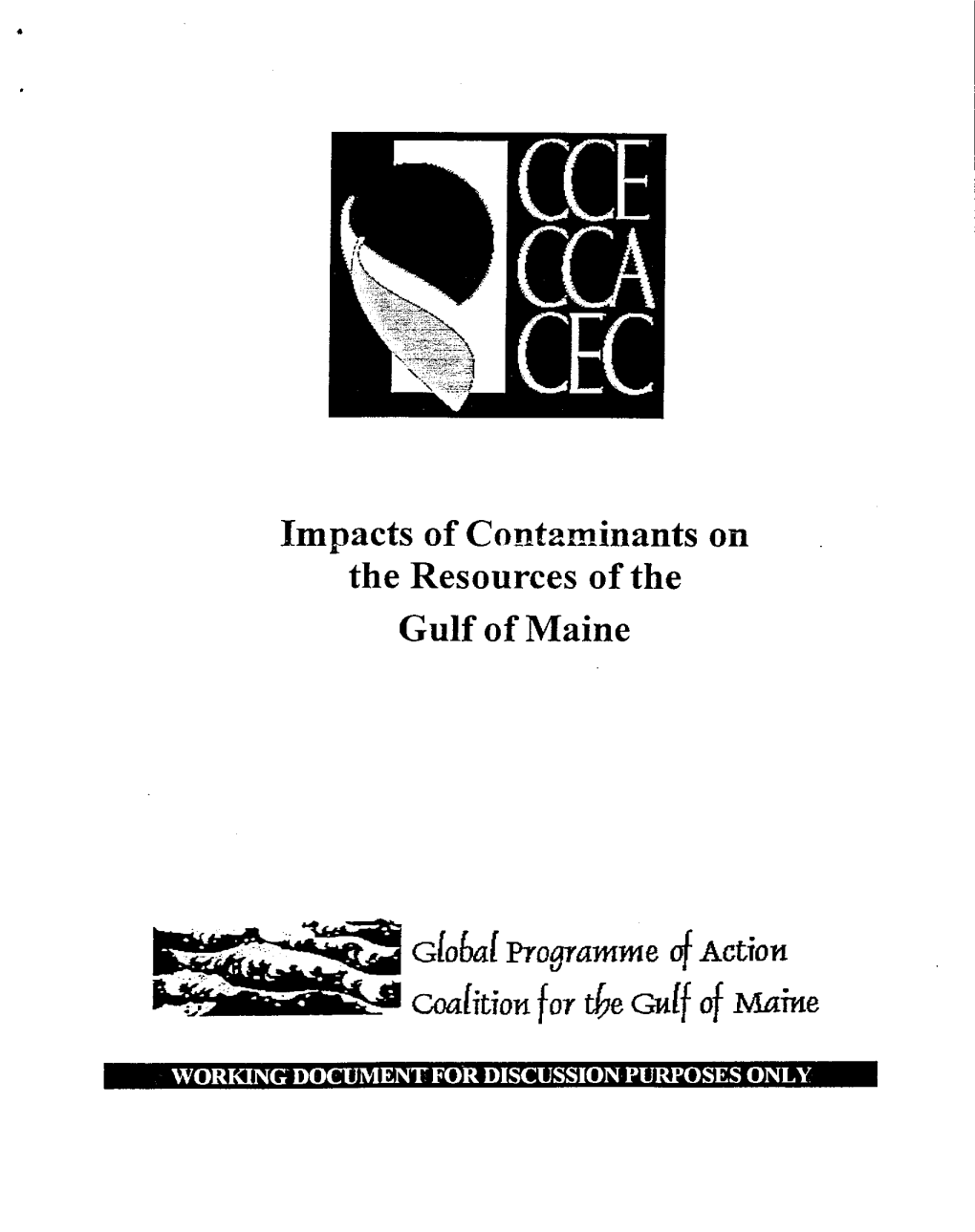 Impacts of Contaminants on the Resources of the Gulf of Maine