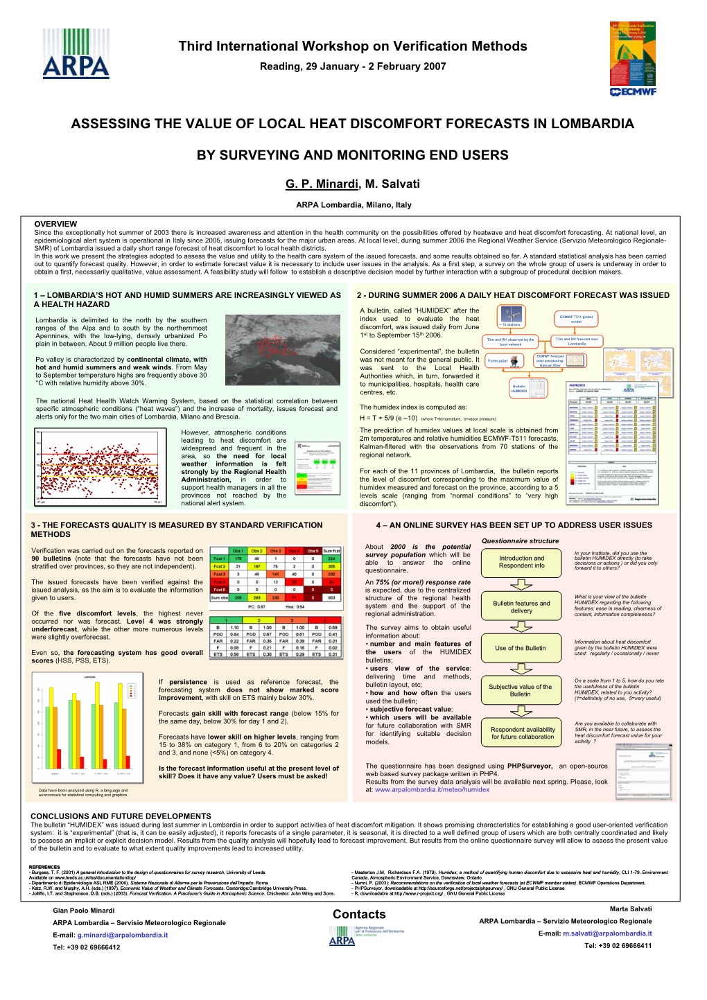 Assessing the Value of Local Heat Discomfort Forecasts in Lombardia