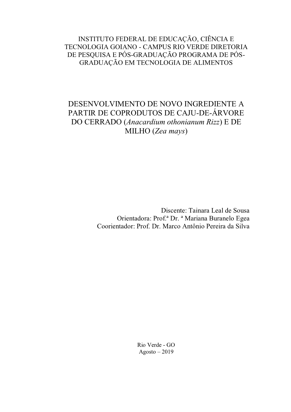 Dissertação Tainara Leal De Sousa.Pdf