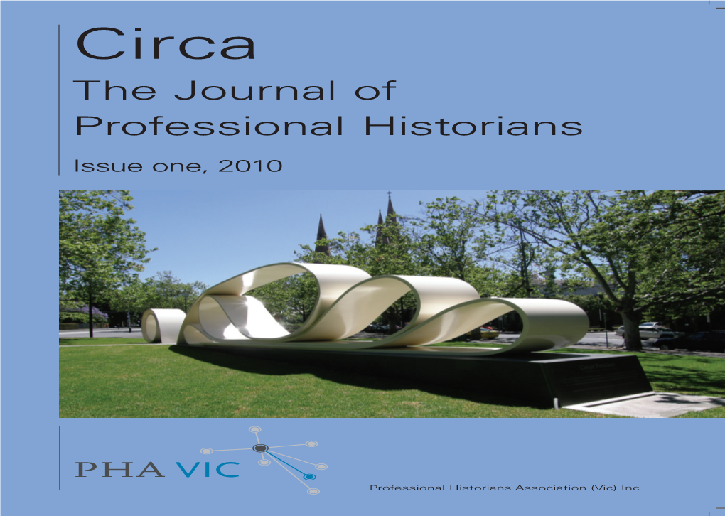 The Journal of Professional Historians