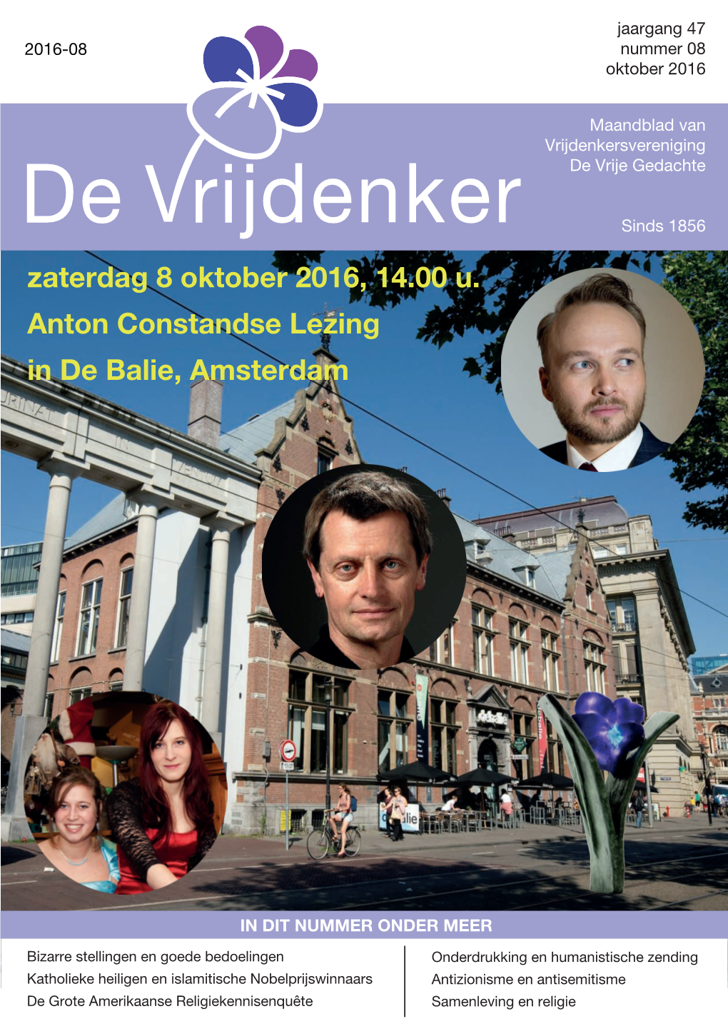 Vrijdenker 2016-08 Oktober COVER