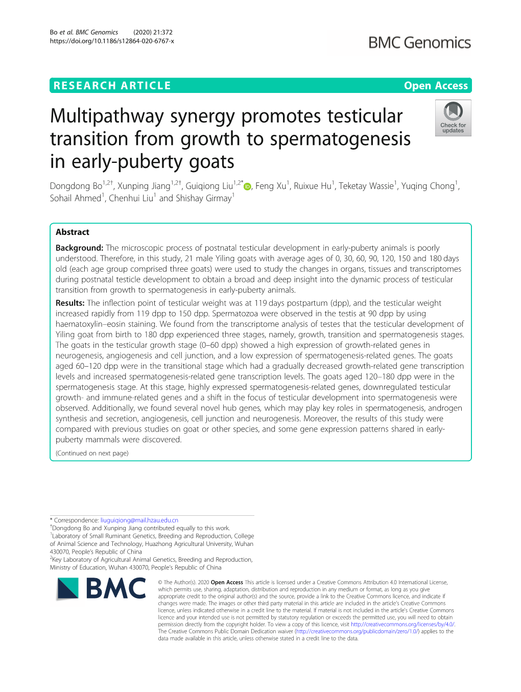 Multipathway Synergy Promotes Testicular Transition from Growth To