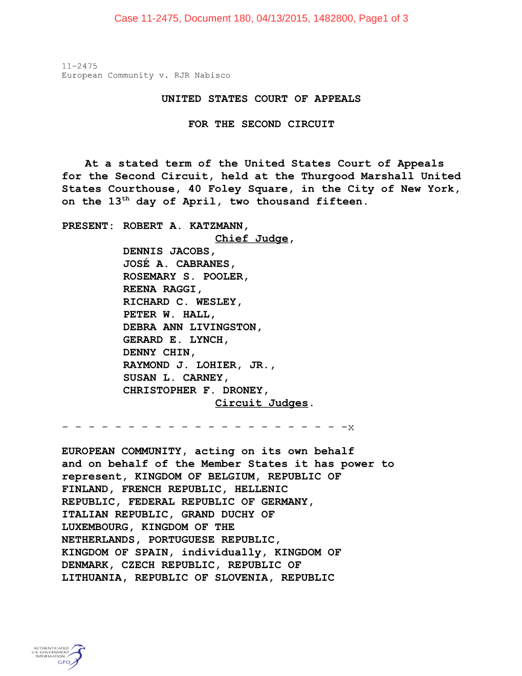 United States Court of Appeals for the Second