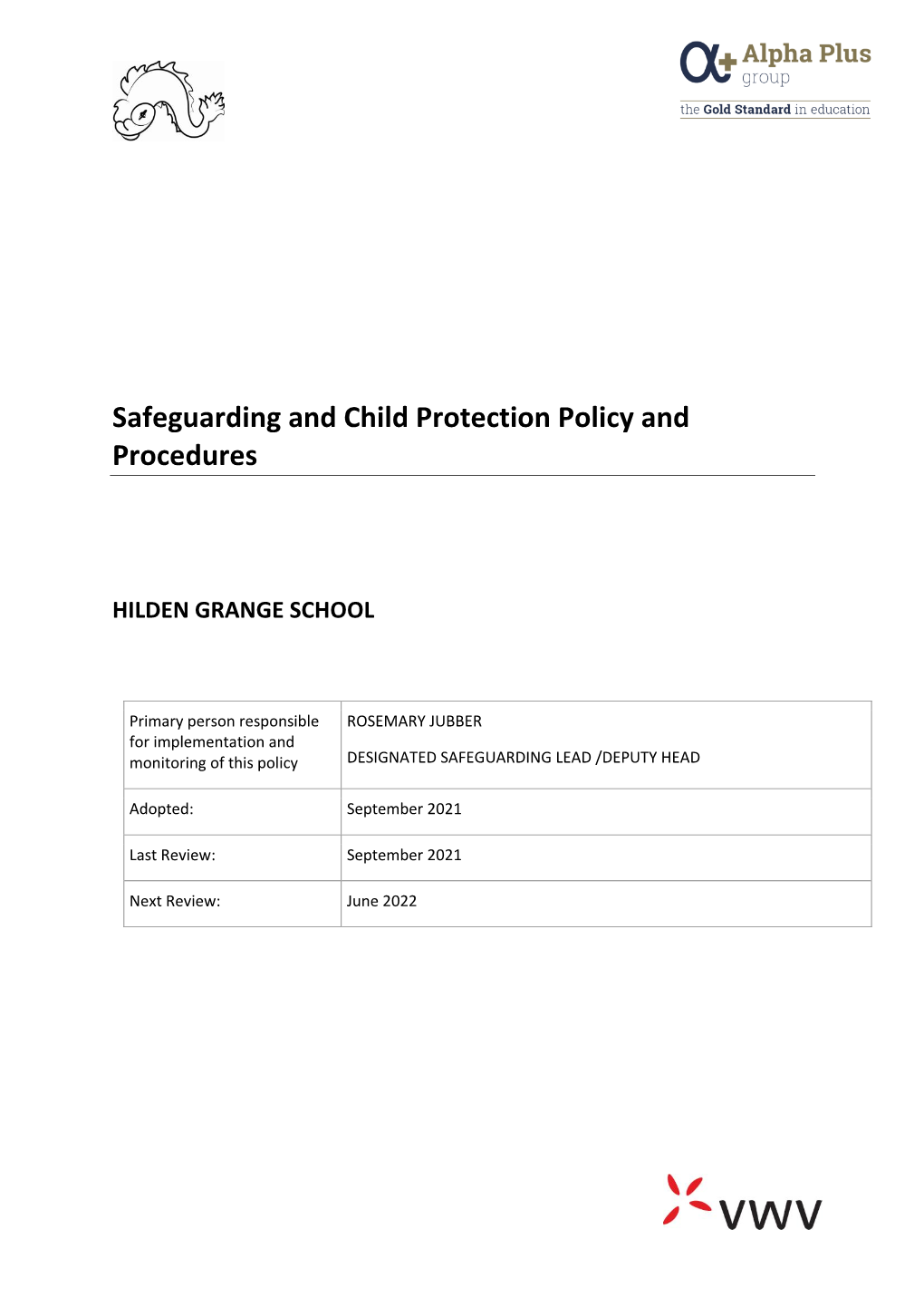 Safeguarding Policy, KCSIE and Other Key Policy Documents