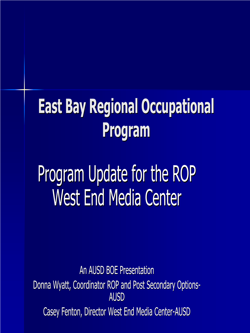 East Bay Regional Occupational Program