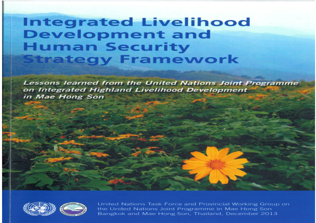 Integrated Livelihood Development and Human Security Strategy Framework