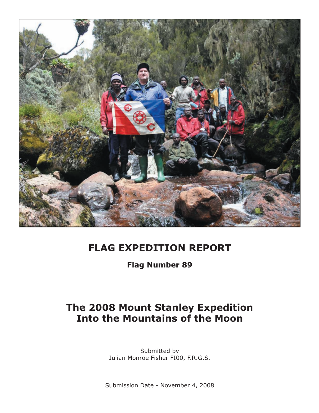 Explorers Club Flag Report 2008
