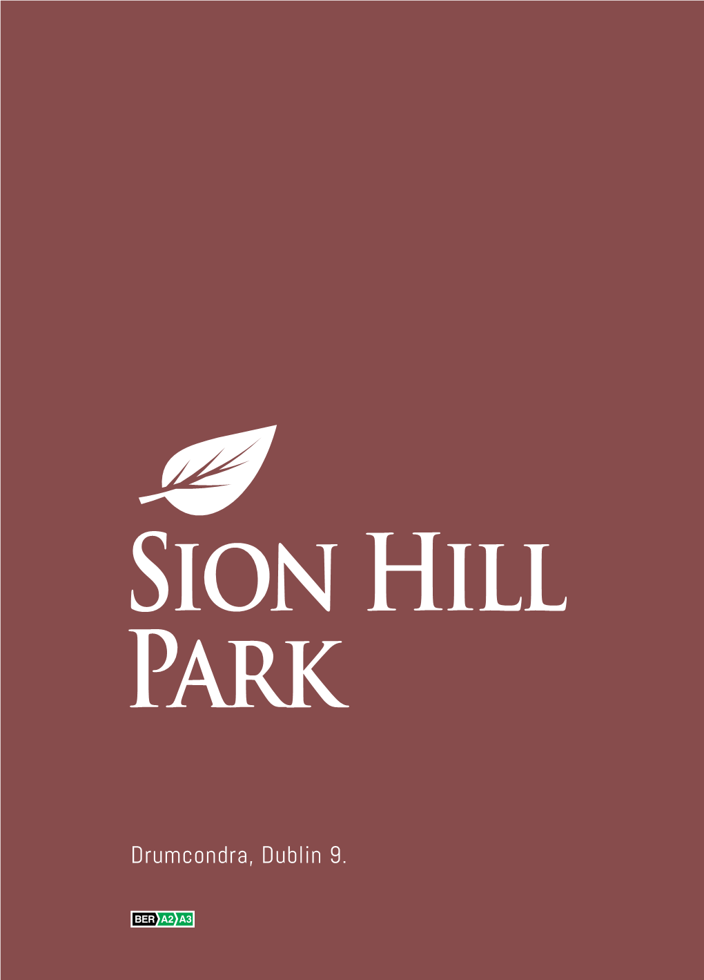 Drumcondra, Dublin 9. Introducing Sion Hill Park