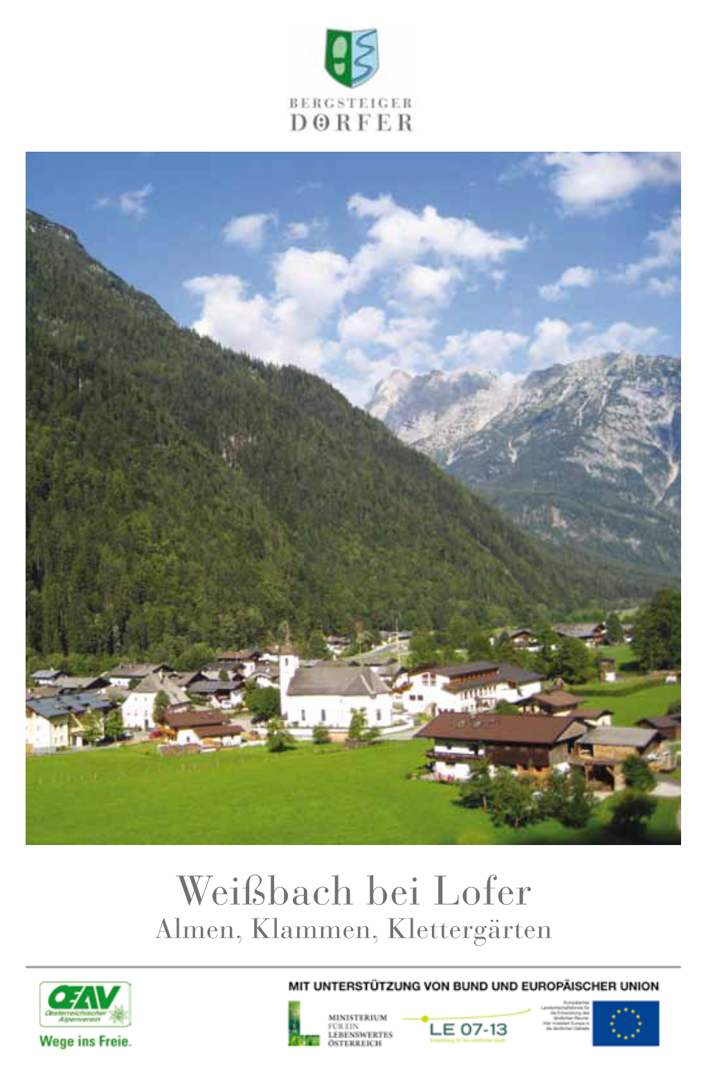Weißbach Bei Lofer Almen, Klammen, Klettergärten Inhalt