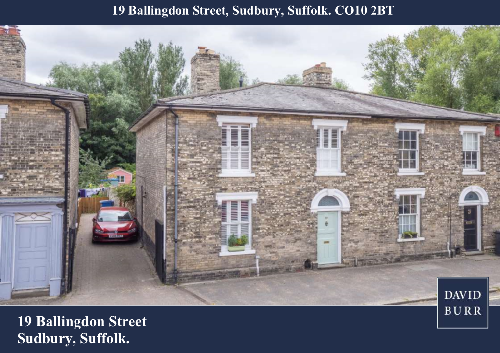 19 Ballingdon Street Sudbury, Suffolk