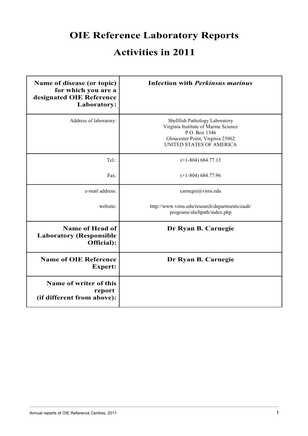 OIE Reference Laboratory Reports s4