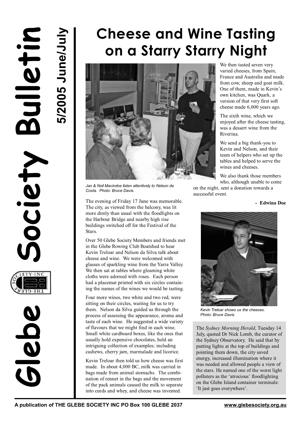 Glebe Society Bulletin 2005 Issue 05