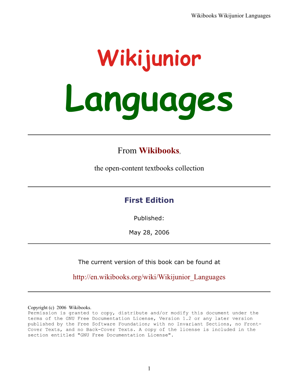 Wikijunior-Languages.Pdf