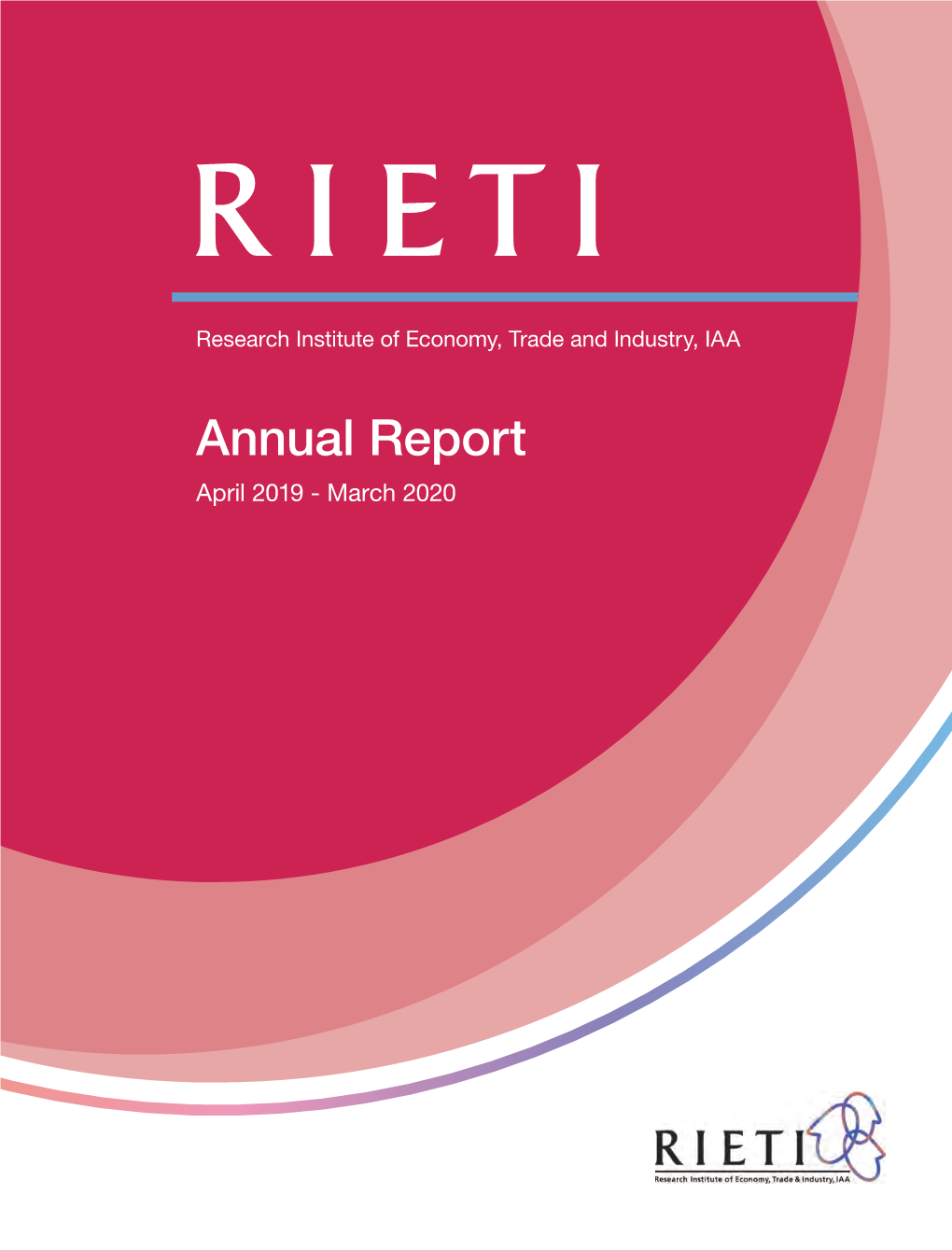 RIETI Annual Report 2019/4-2020/3