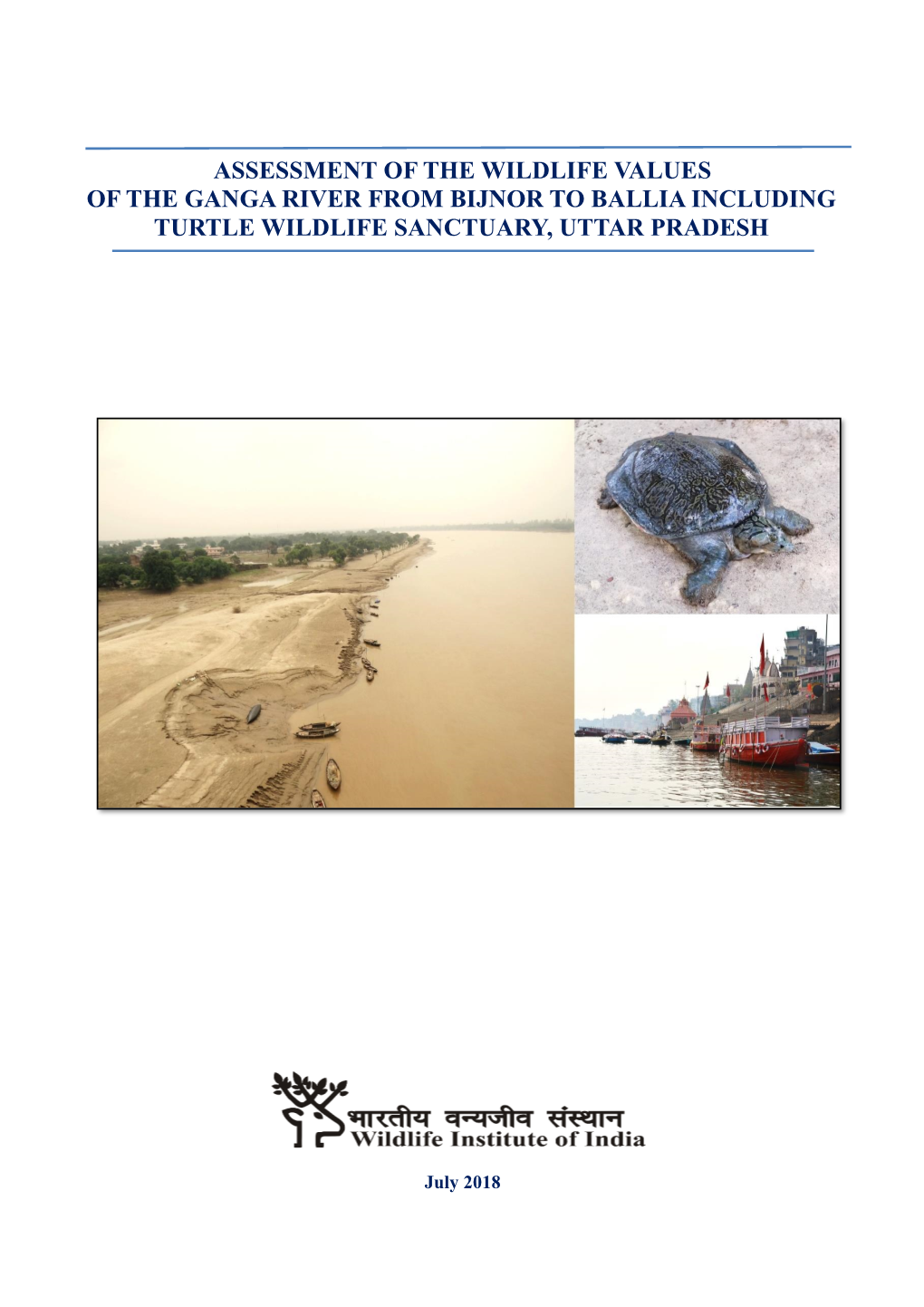 Assessment of the Wildlife Values of the Ganga River from Bijnor to Ballia Including Turtle Wildlife Sanctuary, Uttar Pradesh