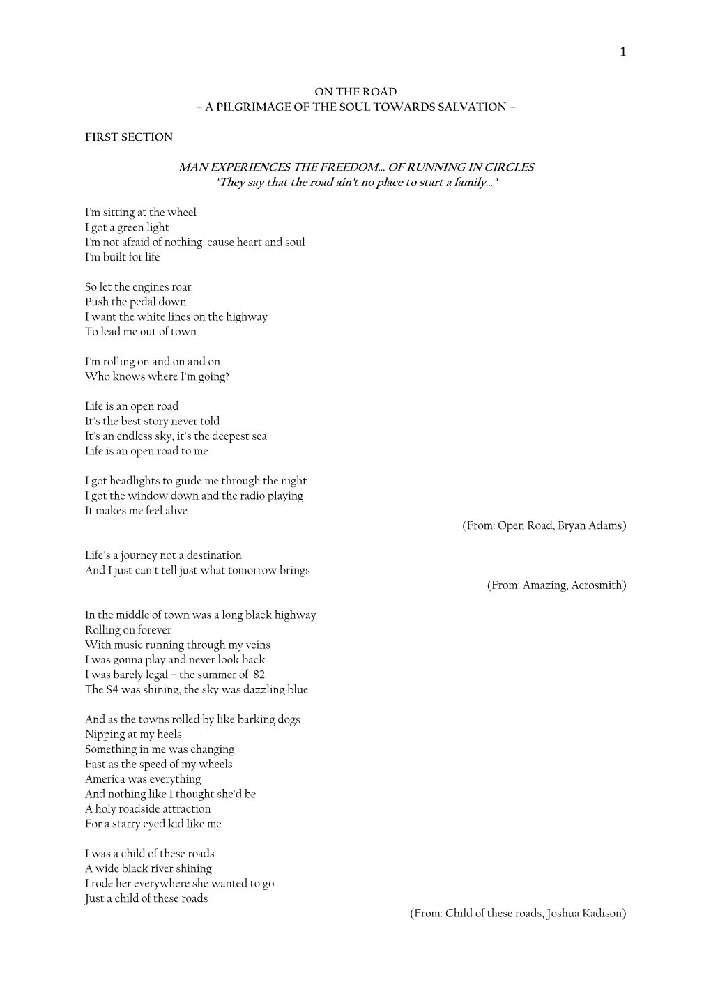 Read the Song Lyrics (Pdf)