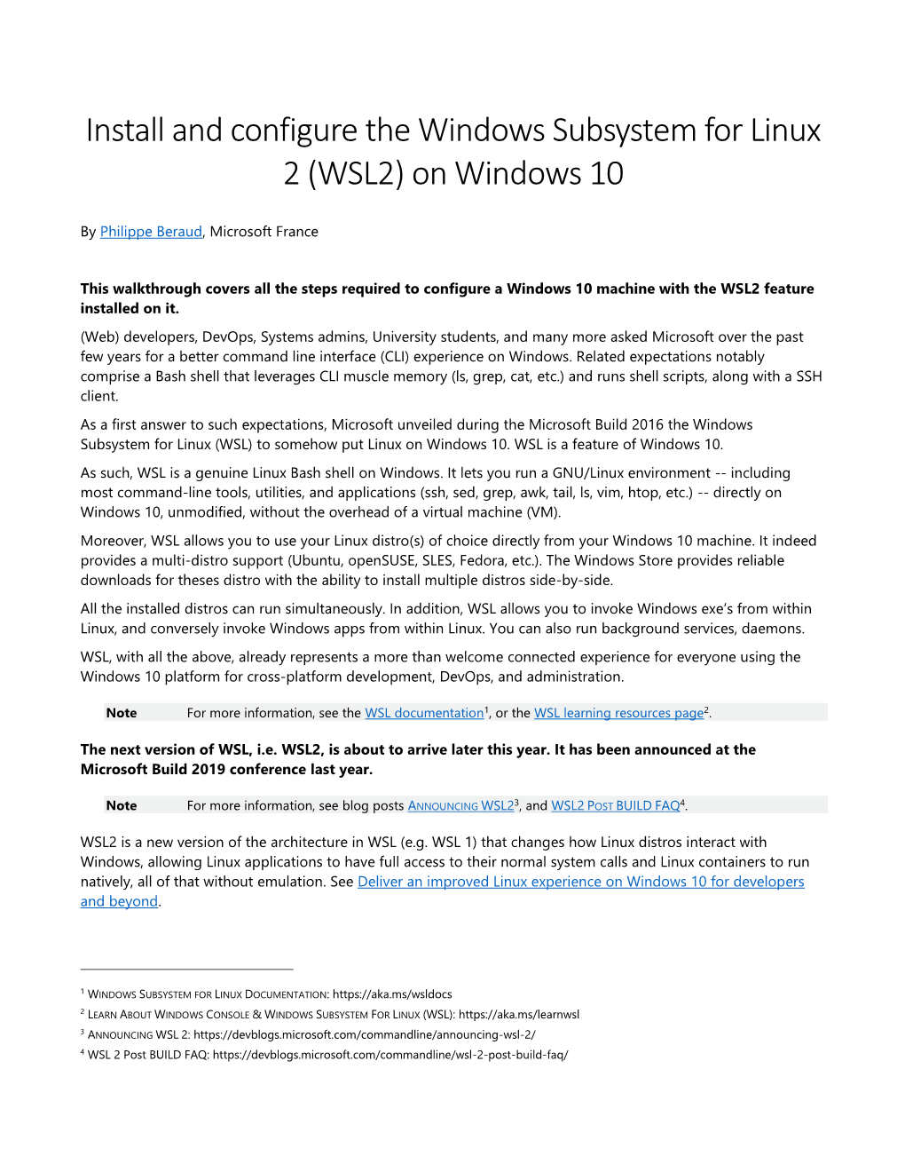 Install and Configure WSL2 on Windows 10