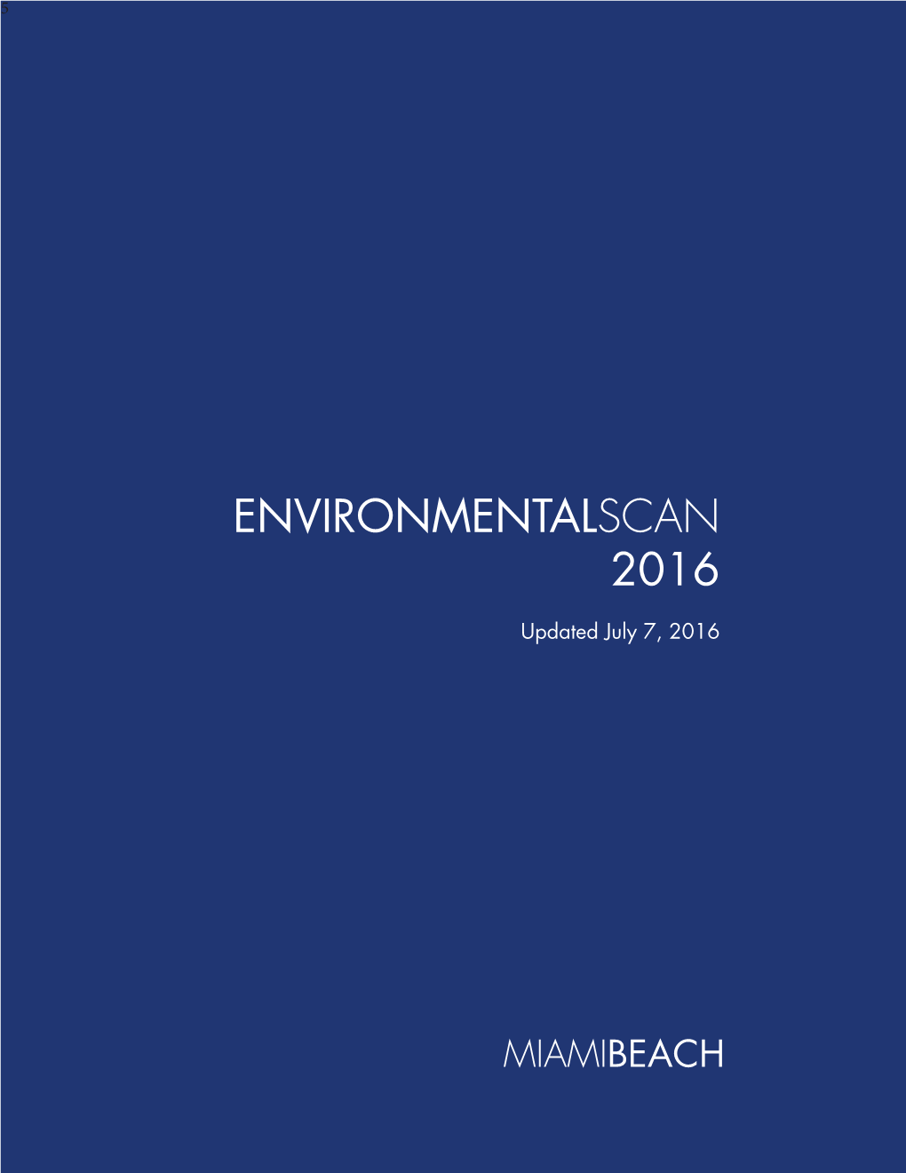 Environmentalscan 2016