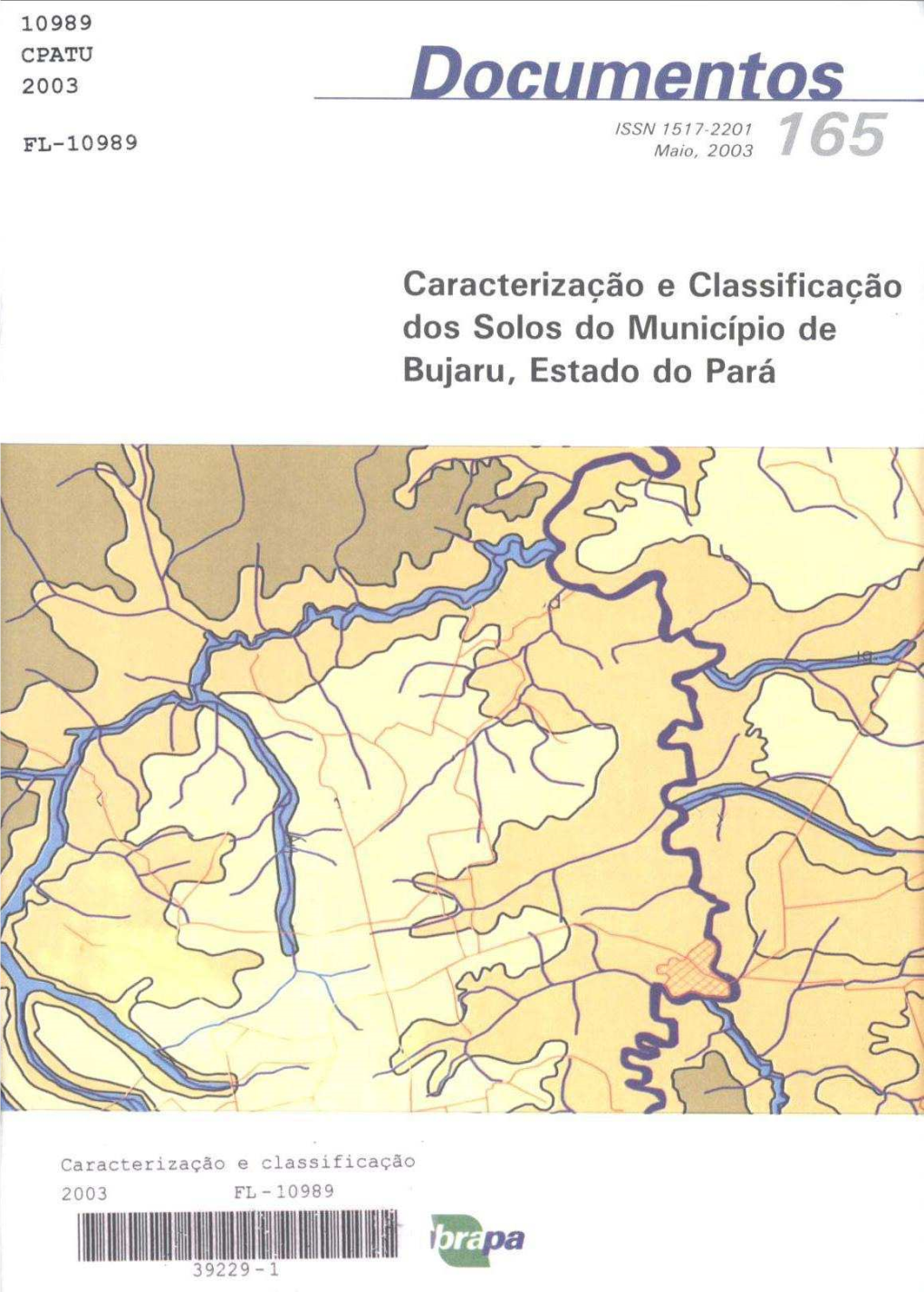 Mapa De Solos Do Município De Bujaru-Pará1