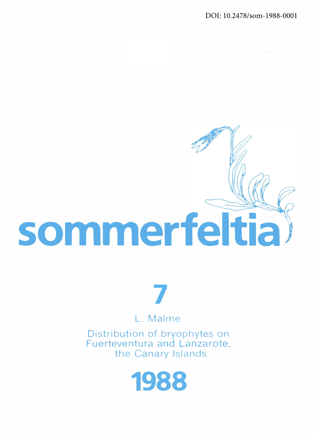 Sommerfeltia 7 L