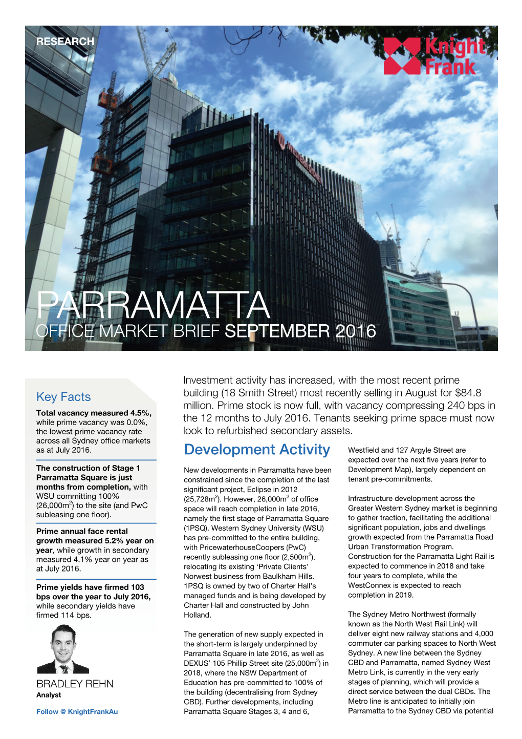 Parramatta Office Market Brief September 2016
