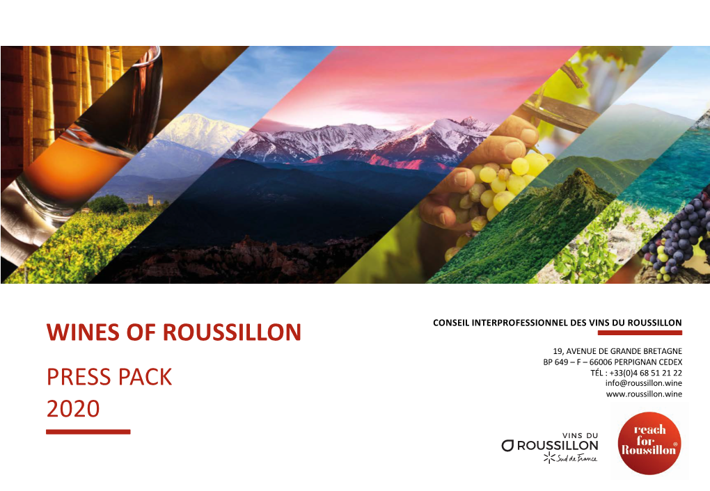 Wines of Roussillon Press Pack 2020