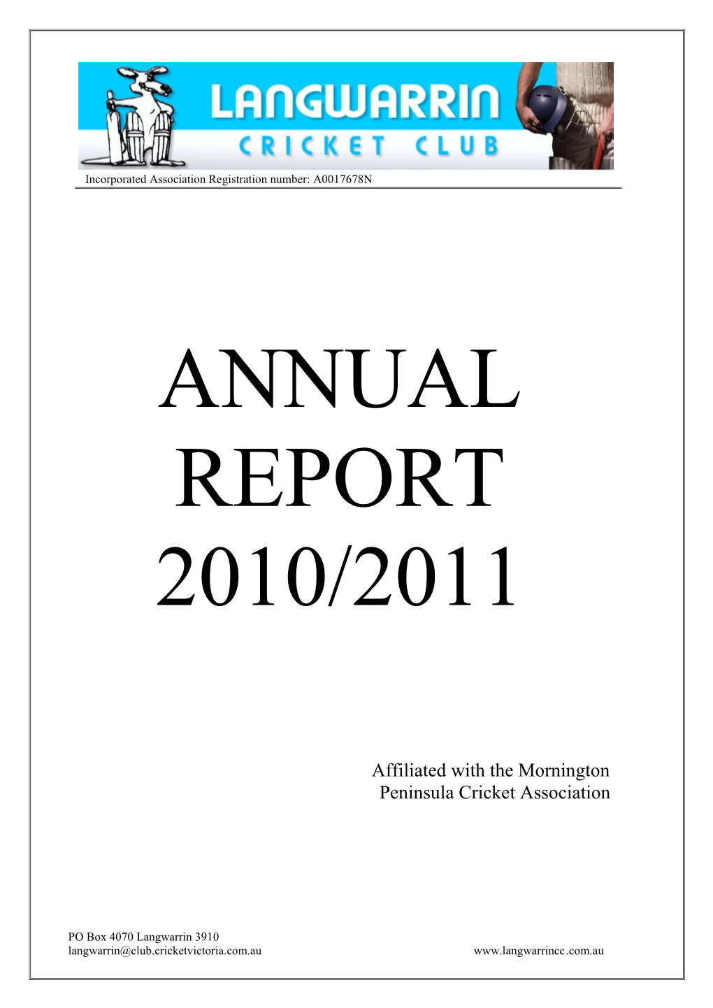 Annual Report 2010-11