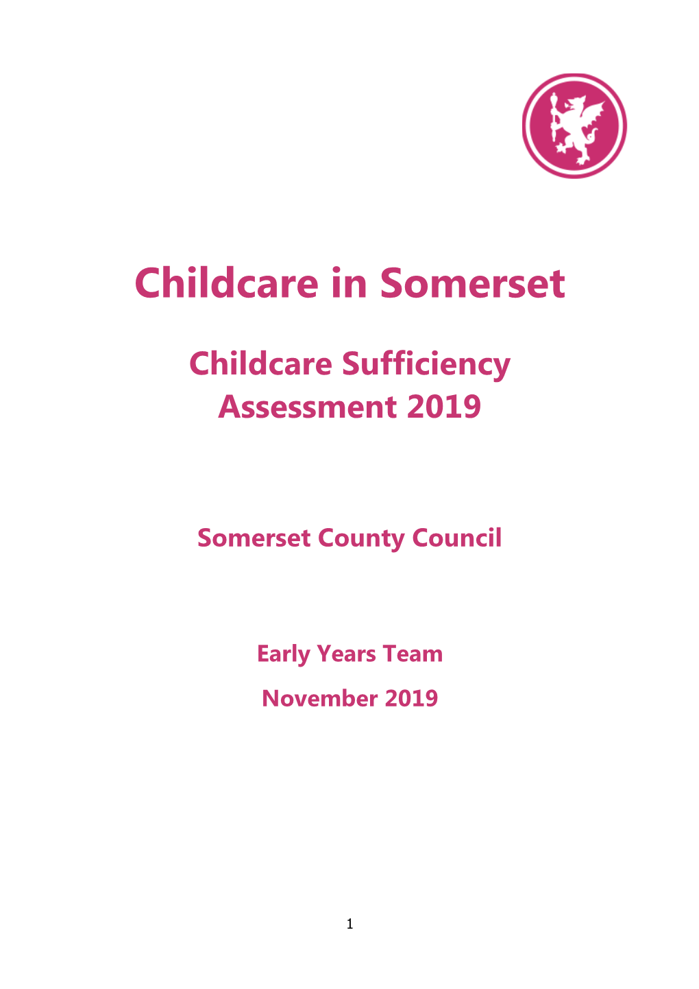 Childcare in Somerset