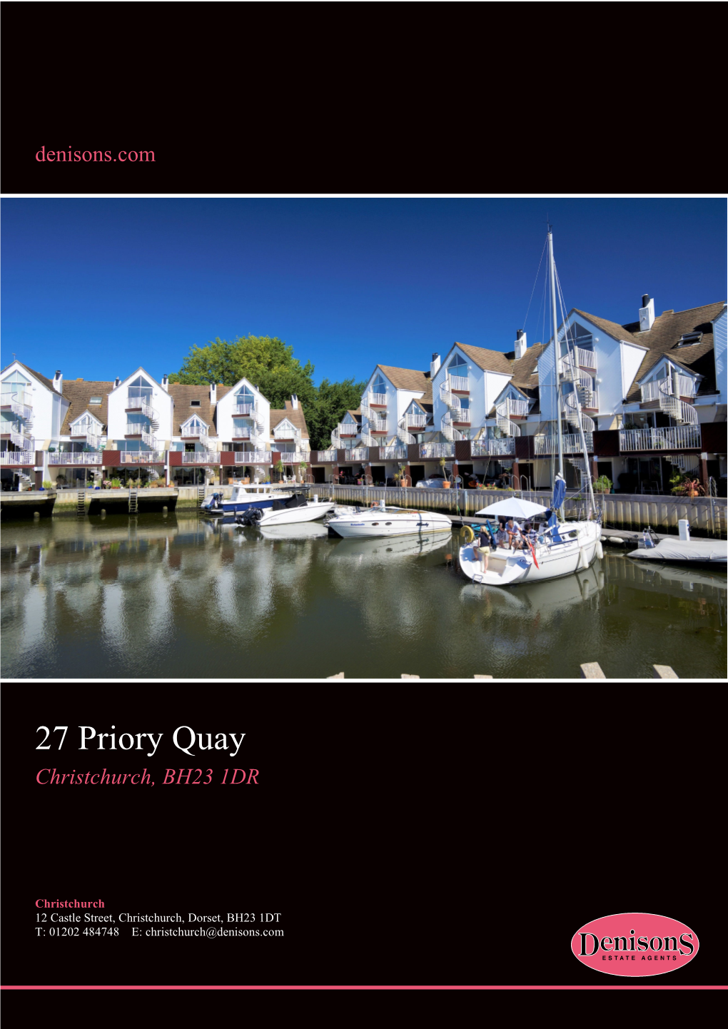 27 Priory Quay Christchurch, BH23 1DR