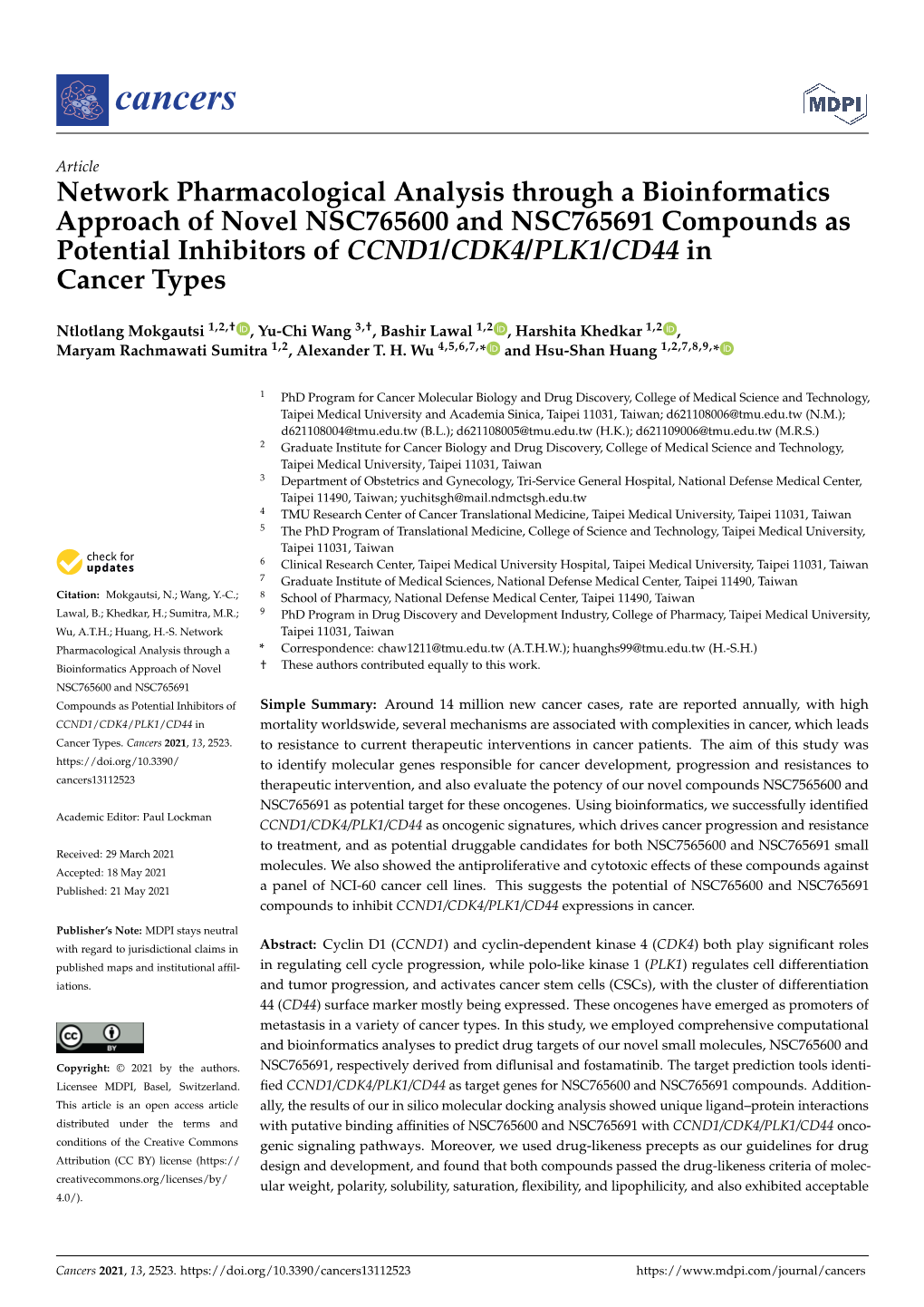 Downloaded in SDF ﬁle Format from the Pubchem Database