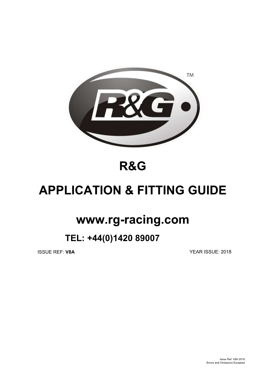 R&G Application & Fitting Guide