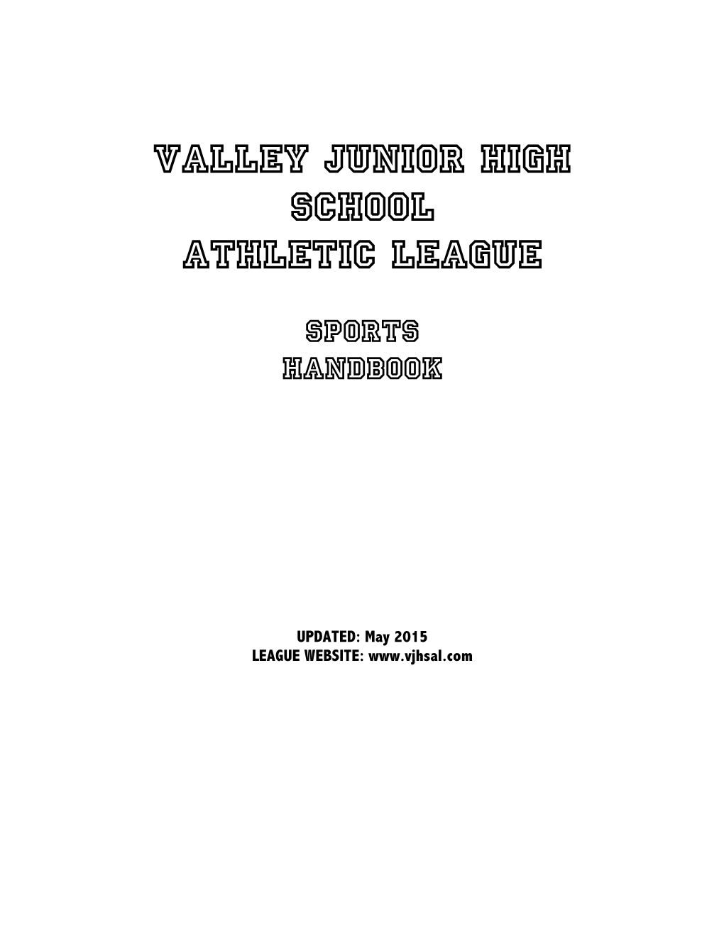 Valley Junior High School Athletic League