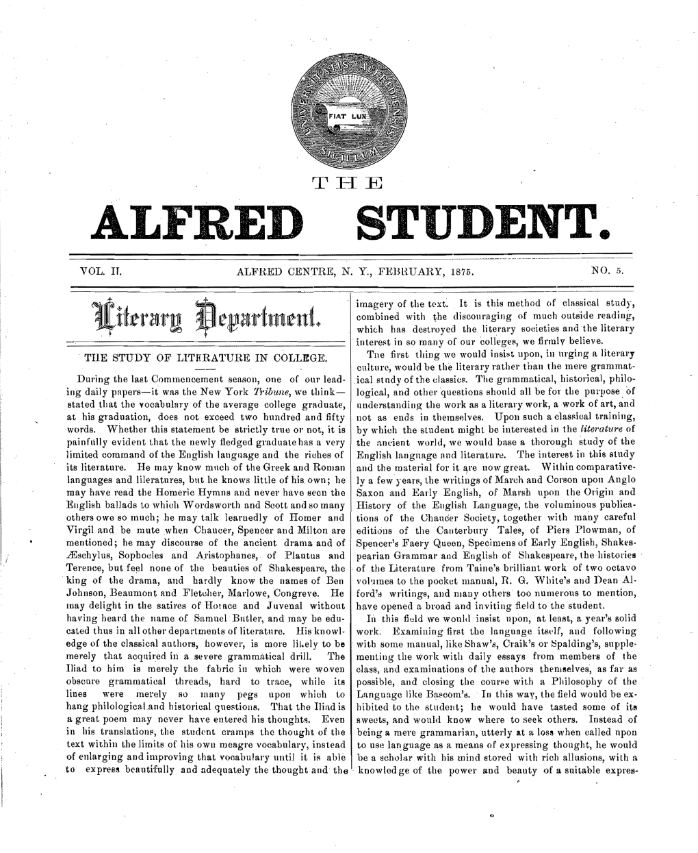 Alfred Student