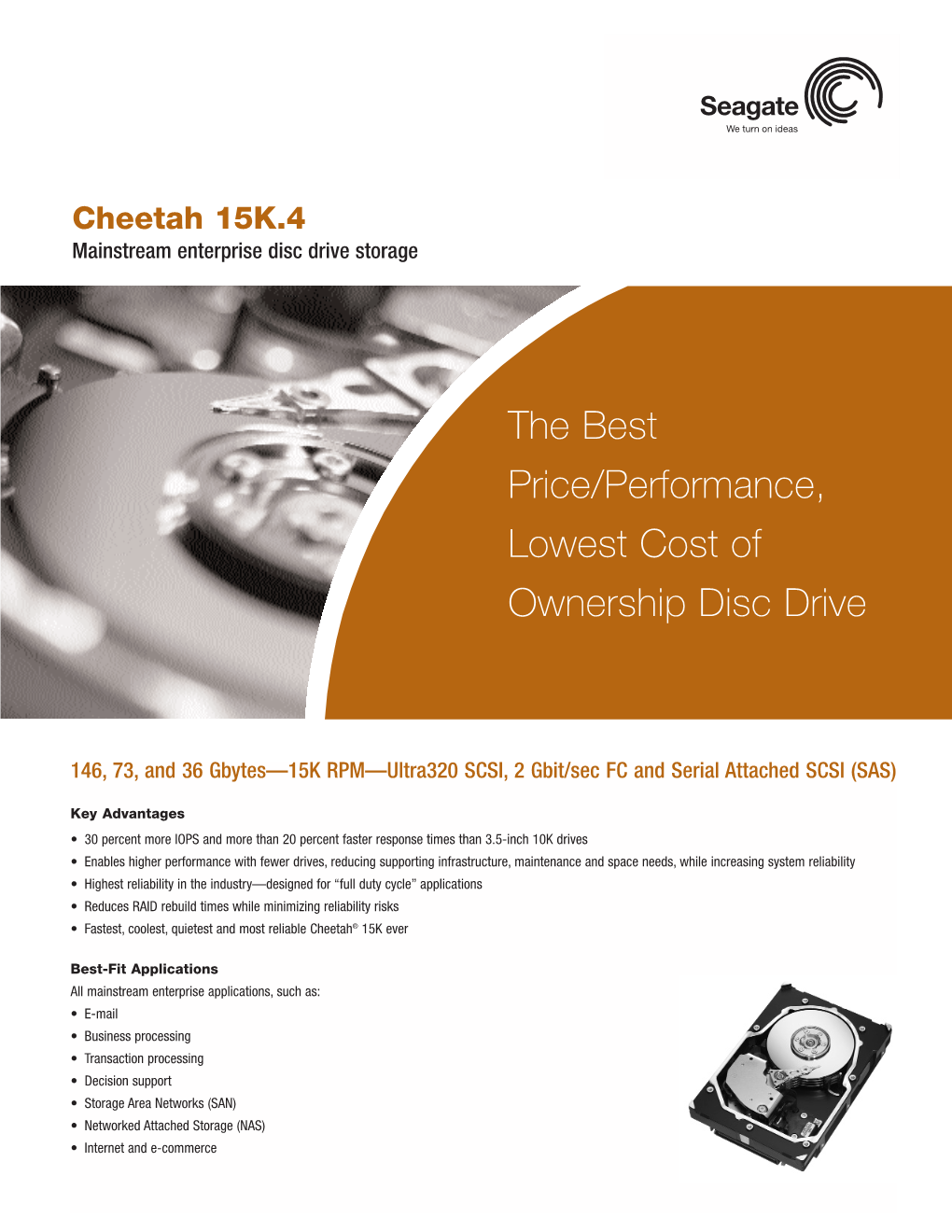 The Best Price/Performance, Lowest Cost of Ownership Disc Drive
