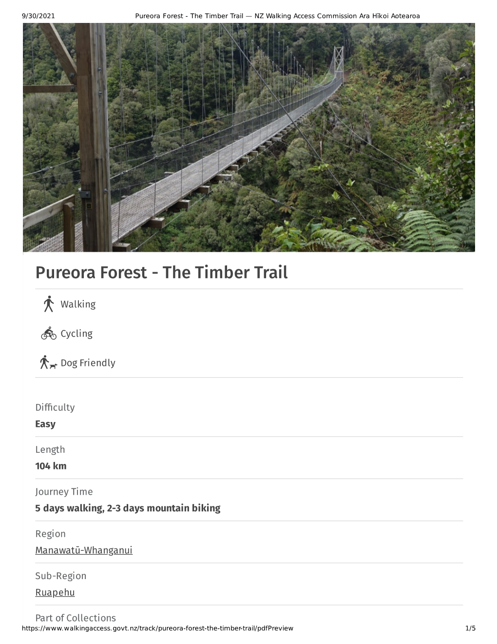 Pureora Forest - the Timber Trail — NZ Walking Access Commission Ara Hīkoi Aotearoa