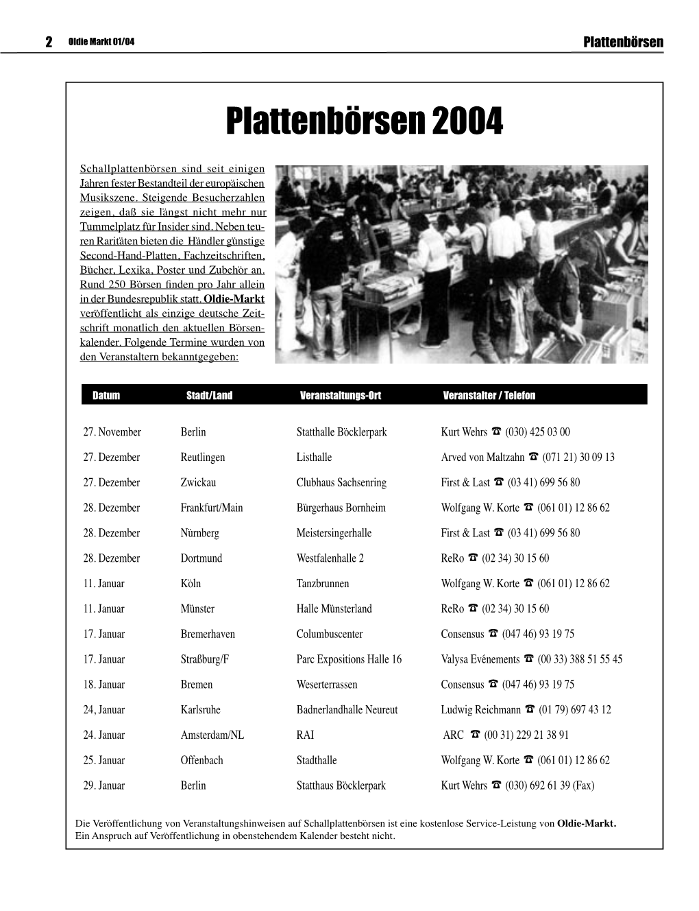 Magazin Ausgabe 01-2004