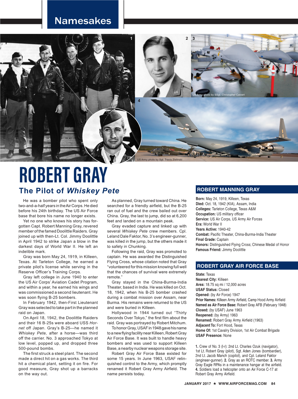 ROBERT GRAY the Pilot of Whiskey Pete ROBERT MANNING GRAY He Was a Bomber Pilot Who Spent Only As Planned, Gray Turned Toward China