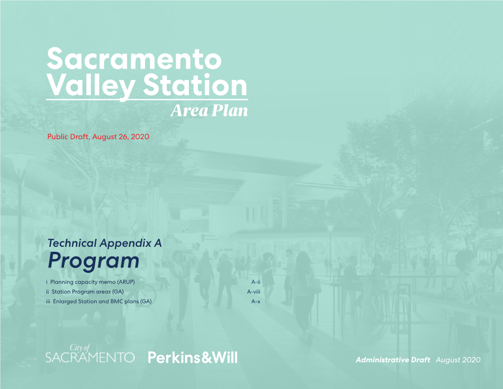 Sacramento Valley Station Area Plan