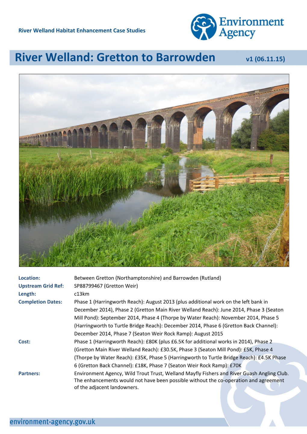 River Welland: Gretton to Barrowden V1 (06.11.15)