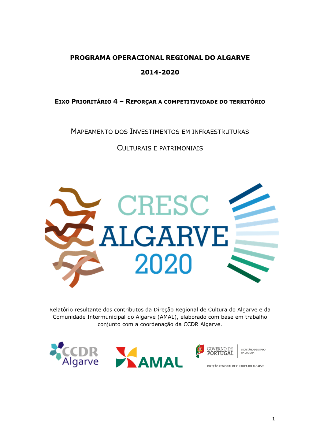 Programa Operacional Regional Do Algarve 2014-2020